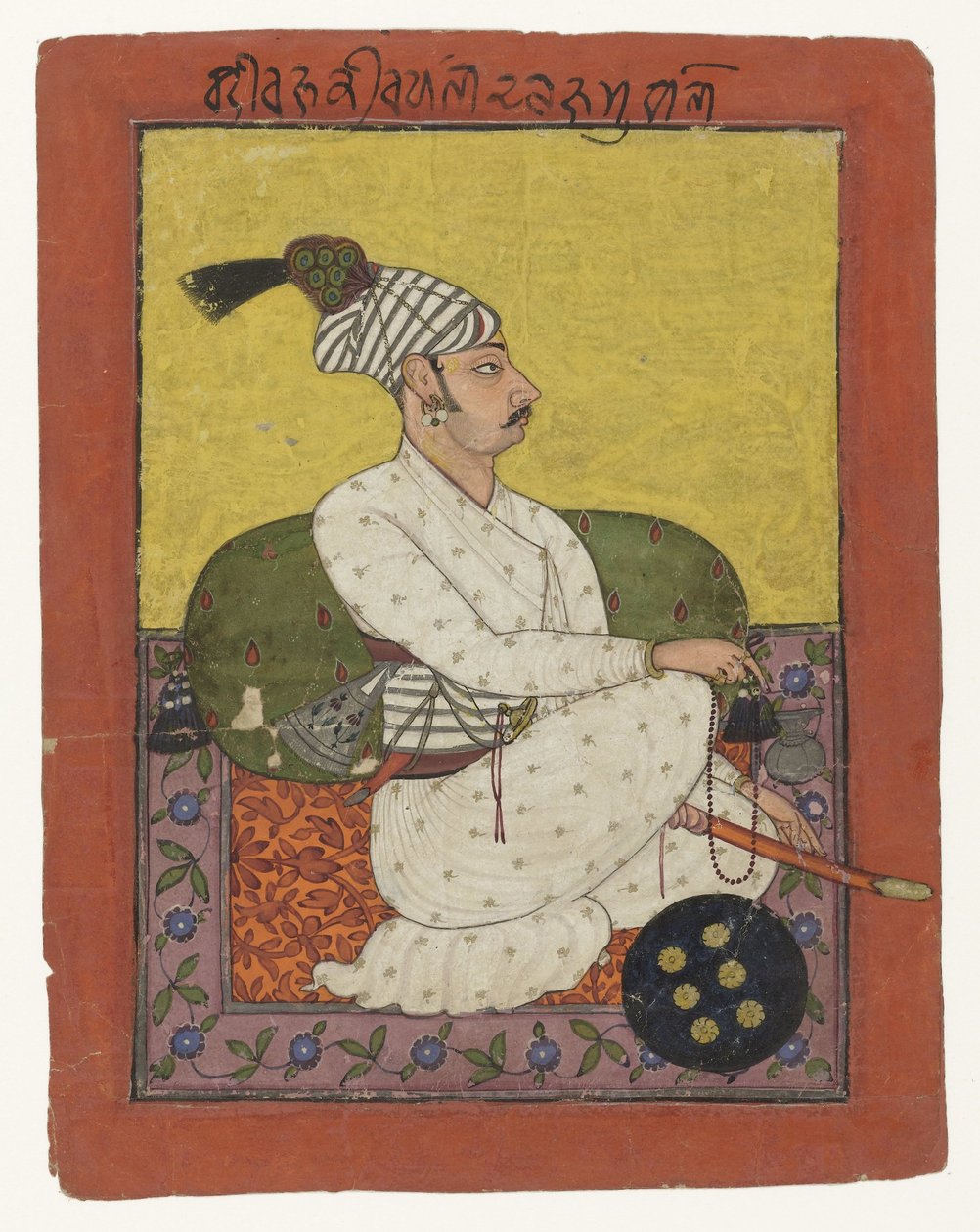 Porträtt Van Raja Kirpal Dev Van Bahu (Jammu) av Anonymous
