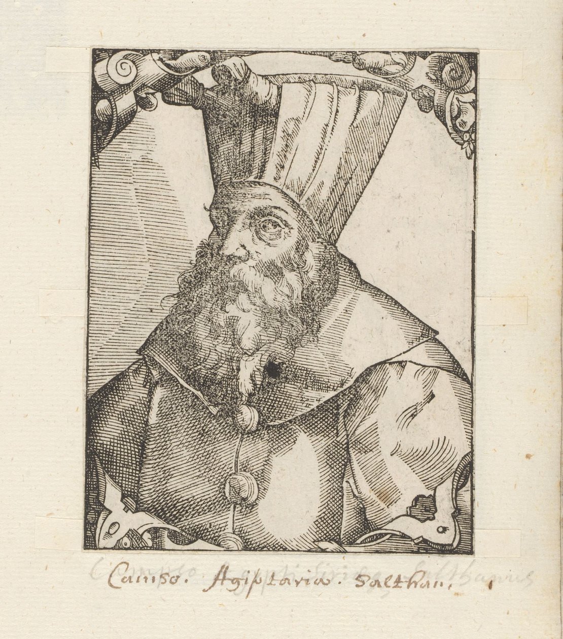 Porträtt av Van Sultan Al-Ashraf Qansuh Al-Ghouri av Anonymous