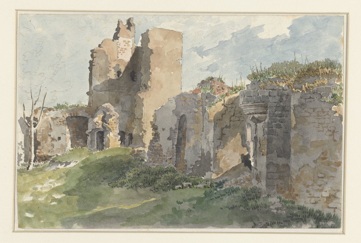Ruinerna av Château de Chevreuse av Anonymous