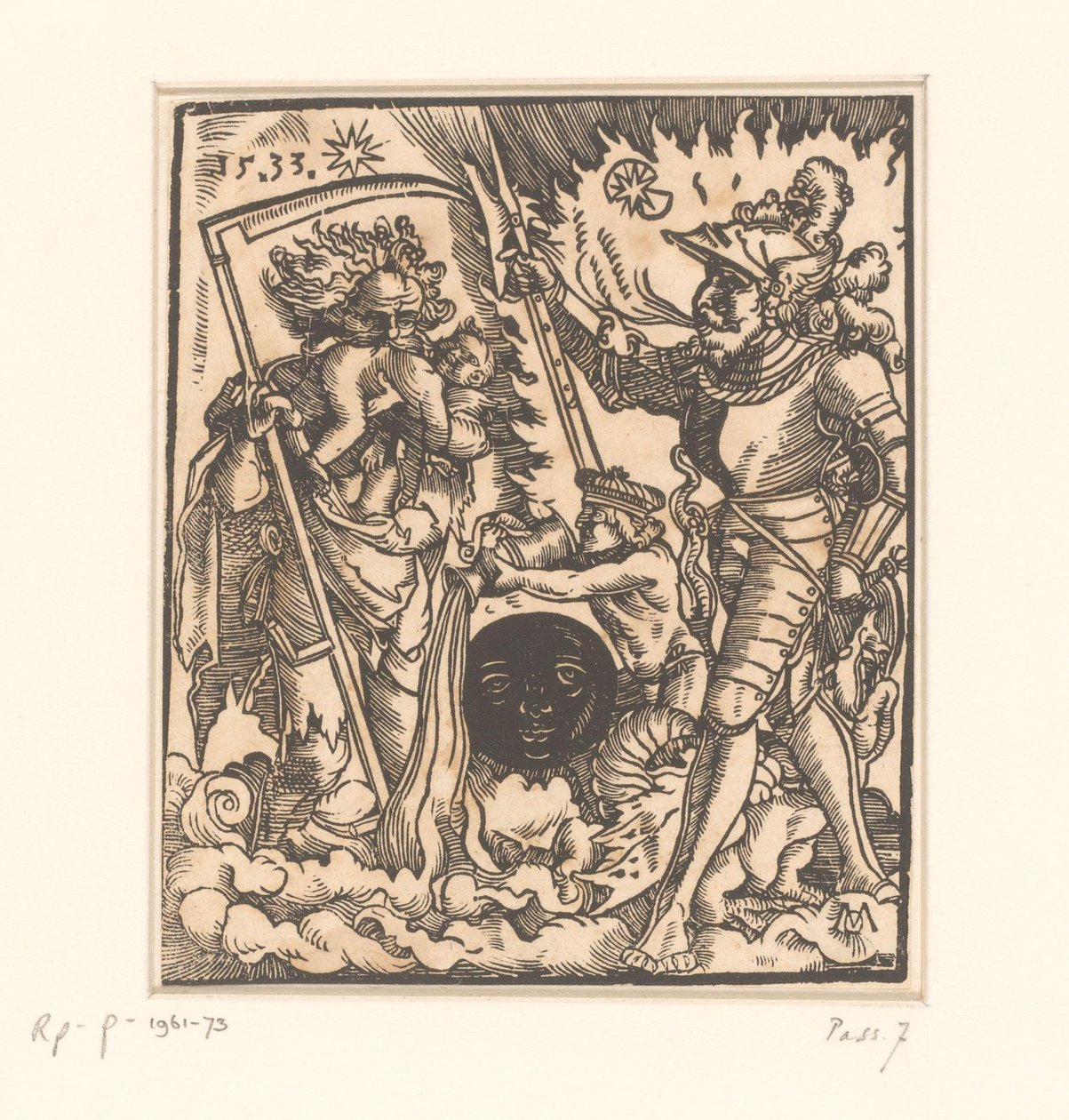 Saturnus en Mars av Anonymous