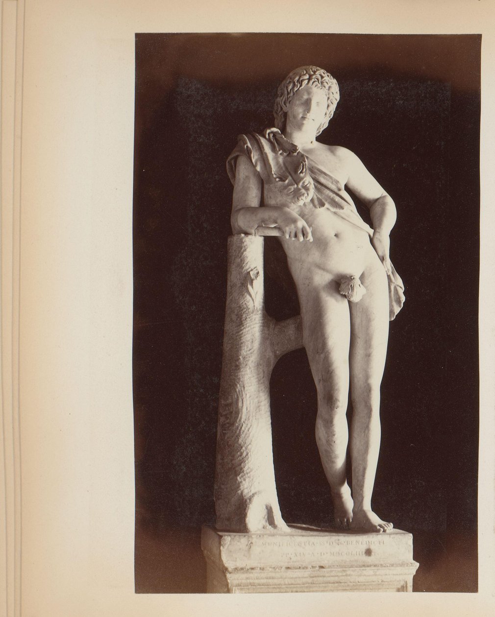 Skulptur av den vilande satyren i Capitoline-museerna i Rom, Italien av Anonymous