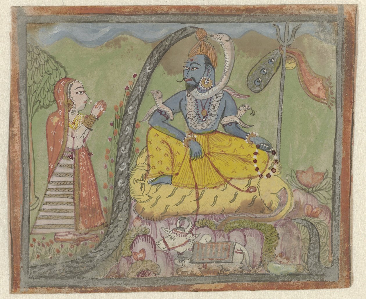 Shiva M Parvati av Anonymous