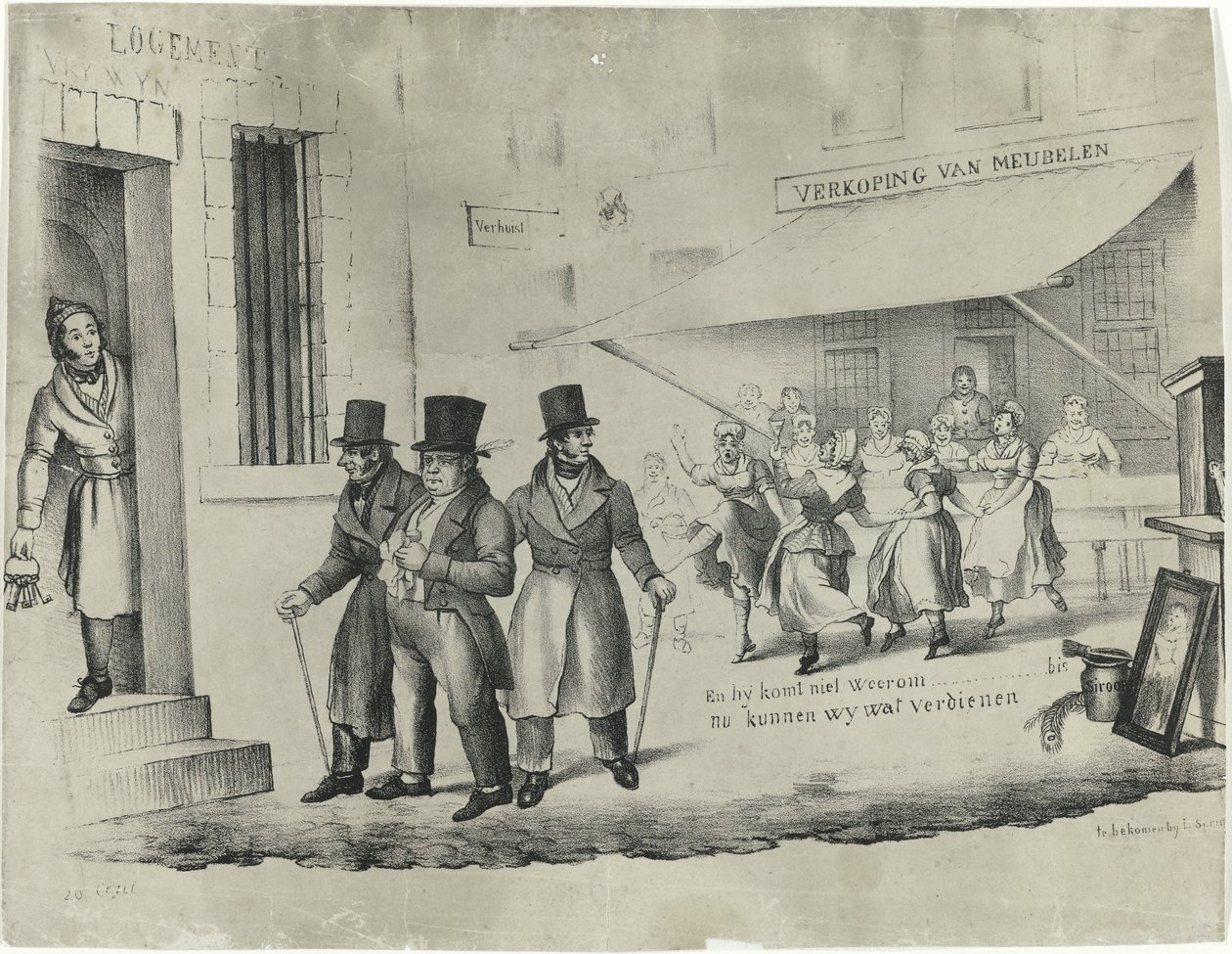 Tecknad film om C. Seyn, 1838-1839 av Anonymous