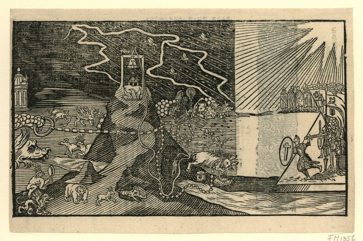 Tecknad film om Jacobus Taurinus, 1615 av Anonymous