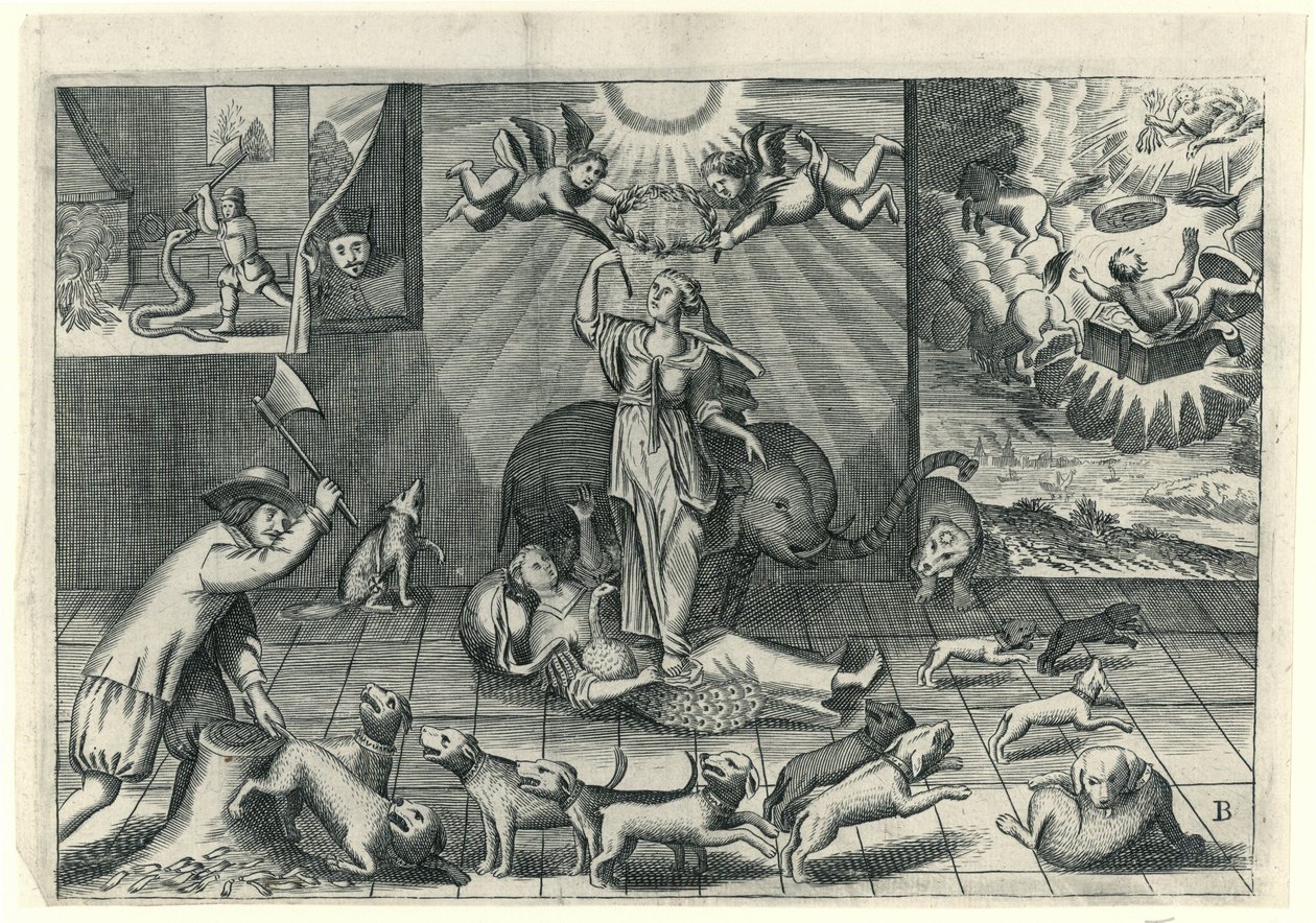 Tecknad film om engelsmännen, 1673 av Anonymous