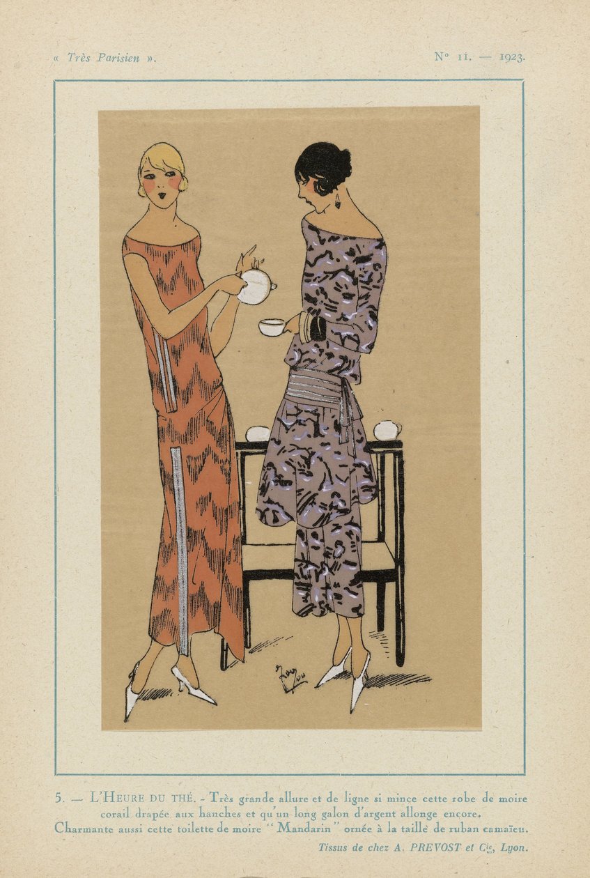 Mycket parisisk, 1923, nr 11: 5. - TE TIME. - Snyggt... av Anonymous