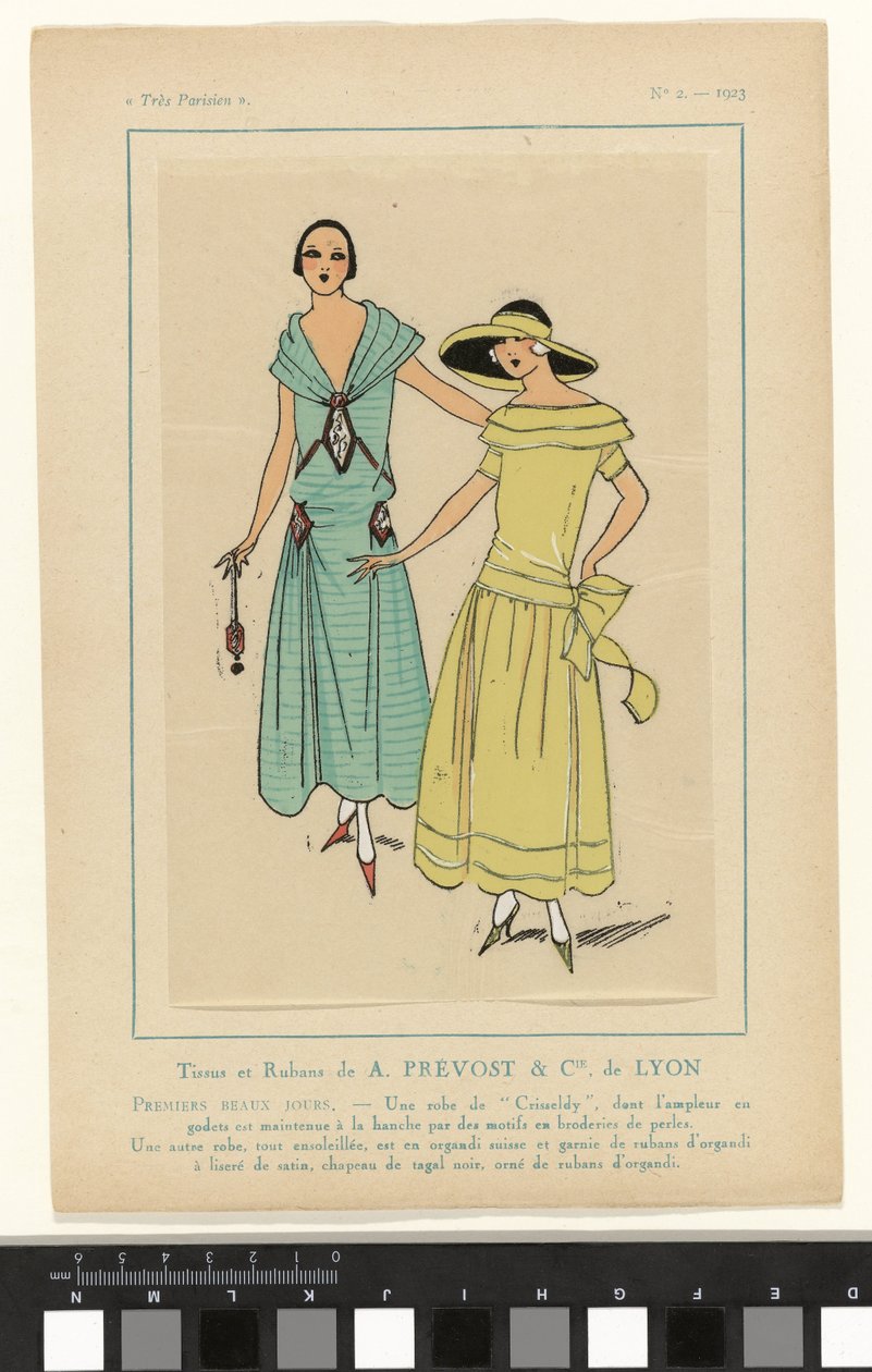 Very Parisian, 1923, nr 2: Fabrics and Ribbons av A. PRÉVOST & Cie. från Lyon... av Anonymous