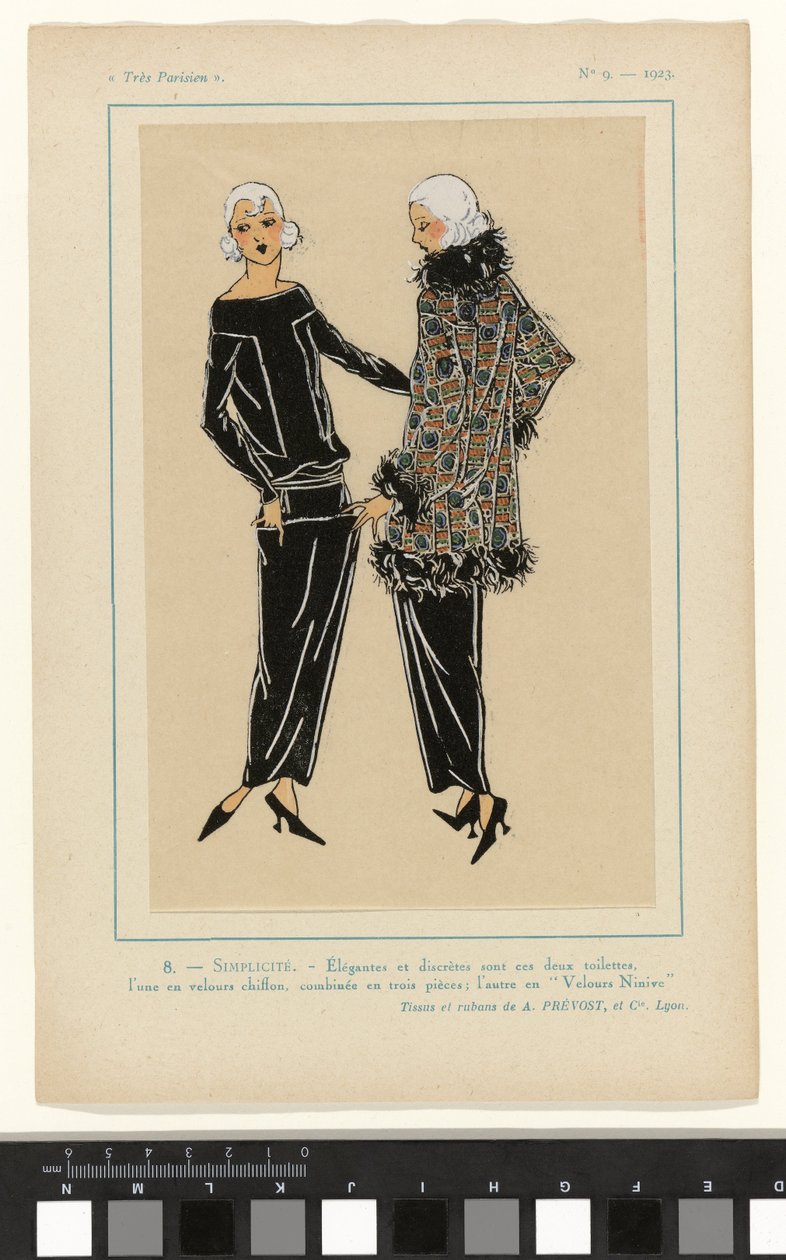 Mycket parisisk, 1923, nr 9: 8. - ENKELHET. - Elegant och diskret... av Anonymous