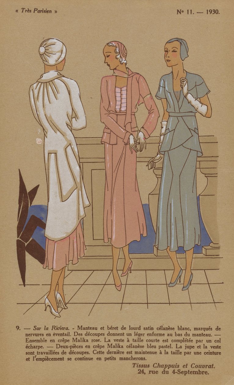 Mycket parisisk, 1930, nr 11: 9. - På Rivieran... av Anonymous