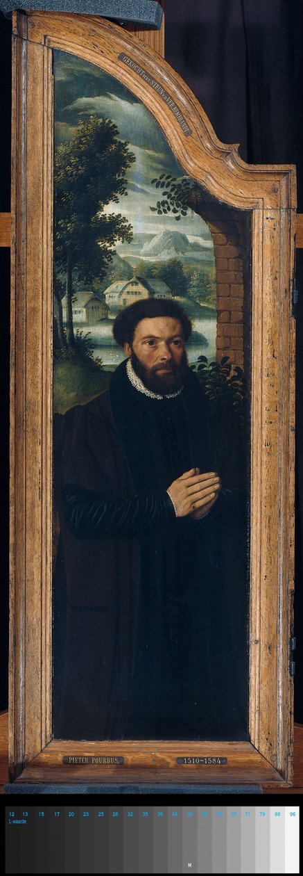 Vingen av en triptyk med porträttet av Julien de Brouckere av Anonymous