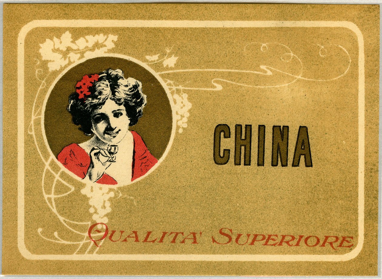 Annons för Chinaliquor-öknen, tidigt 1900-tal av Anonymous Anonymous