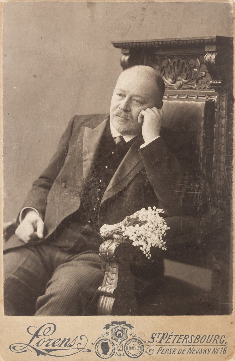 Anatoli Liadov - Porträtt av kompositören Anatolij Konstantinovich Lyadov (1855-1914) - Anonym. Fotografera av Anonymous Anonymous