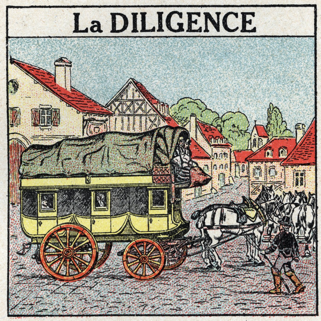 Djurdragkraft: flit. Anonym illustration av 1925. Privat samling. av Anonymous Anonymous