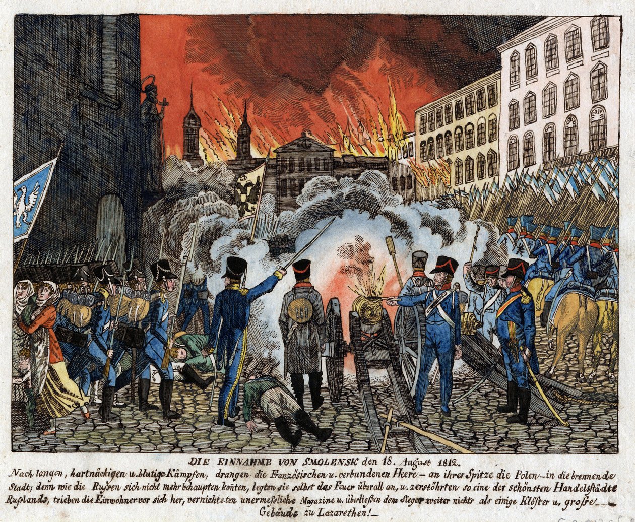 Bataille de Smolensk (1812) - Erövringen av Smolensk den 18 augusti av Anonymous Anonymous