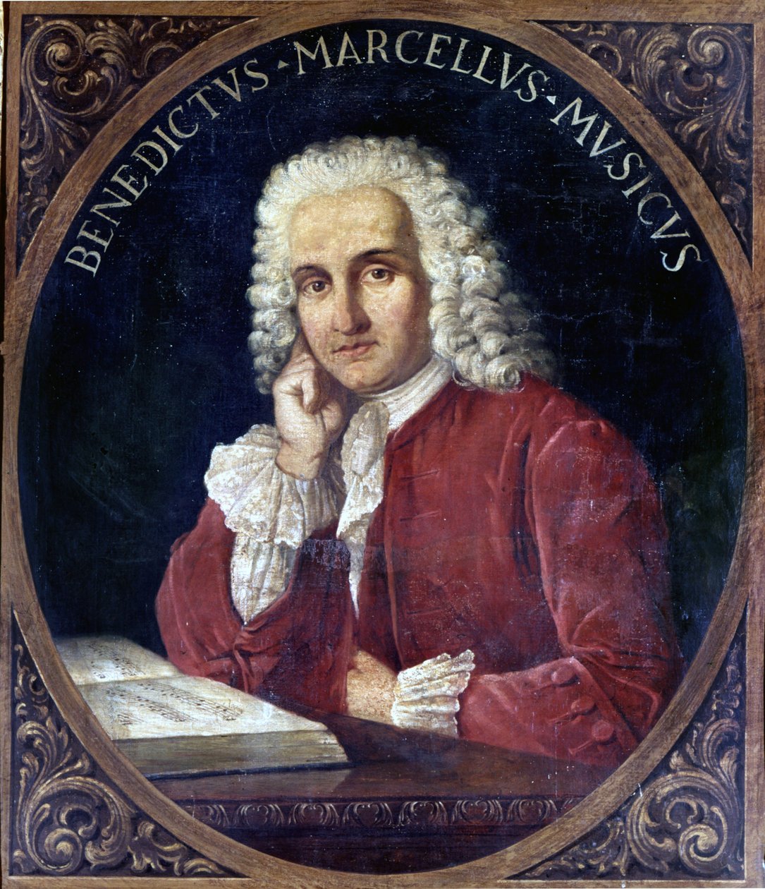 Benedetto Marcello (1686-1739) anonym målning av italiensk kompositör från 1700-talet. Venedig av Anonymous Anonymous