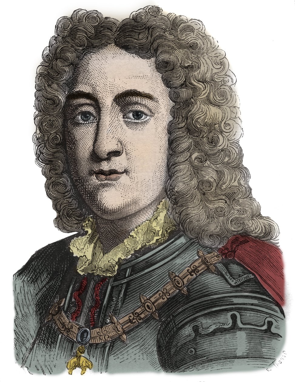 Karl VI, helig romersk kejsare (1685-1740) - Karl av Habsburg (Karl von Habsburg) (Karl VI av det heliga riket) 1685-1740 - Gravyr av Anonymous Anonymous