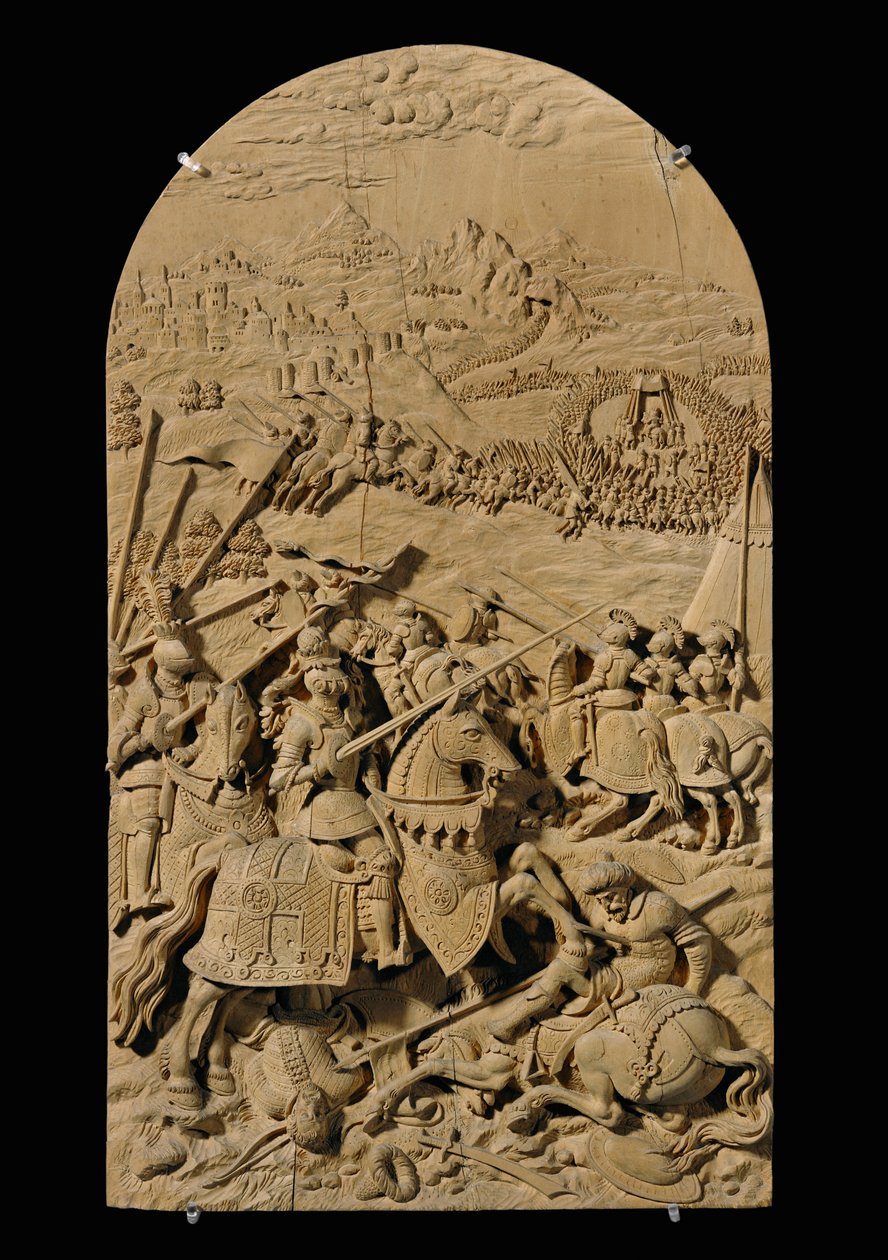 Åtta snidade reliefer, körsbär ... (relief) av Anonymous Anonymous