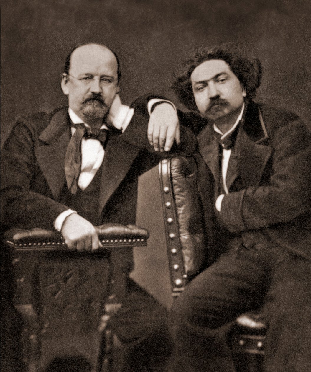Emile Erckmann (1822-1899) och Alexandre Chatrian (1826-1890) av Anonymous Anonymous