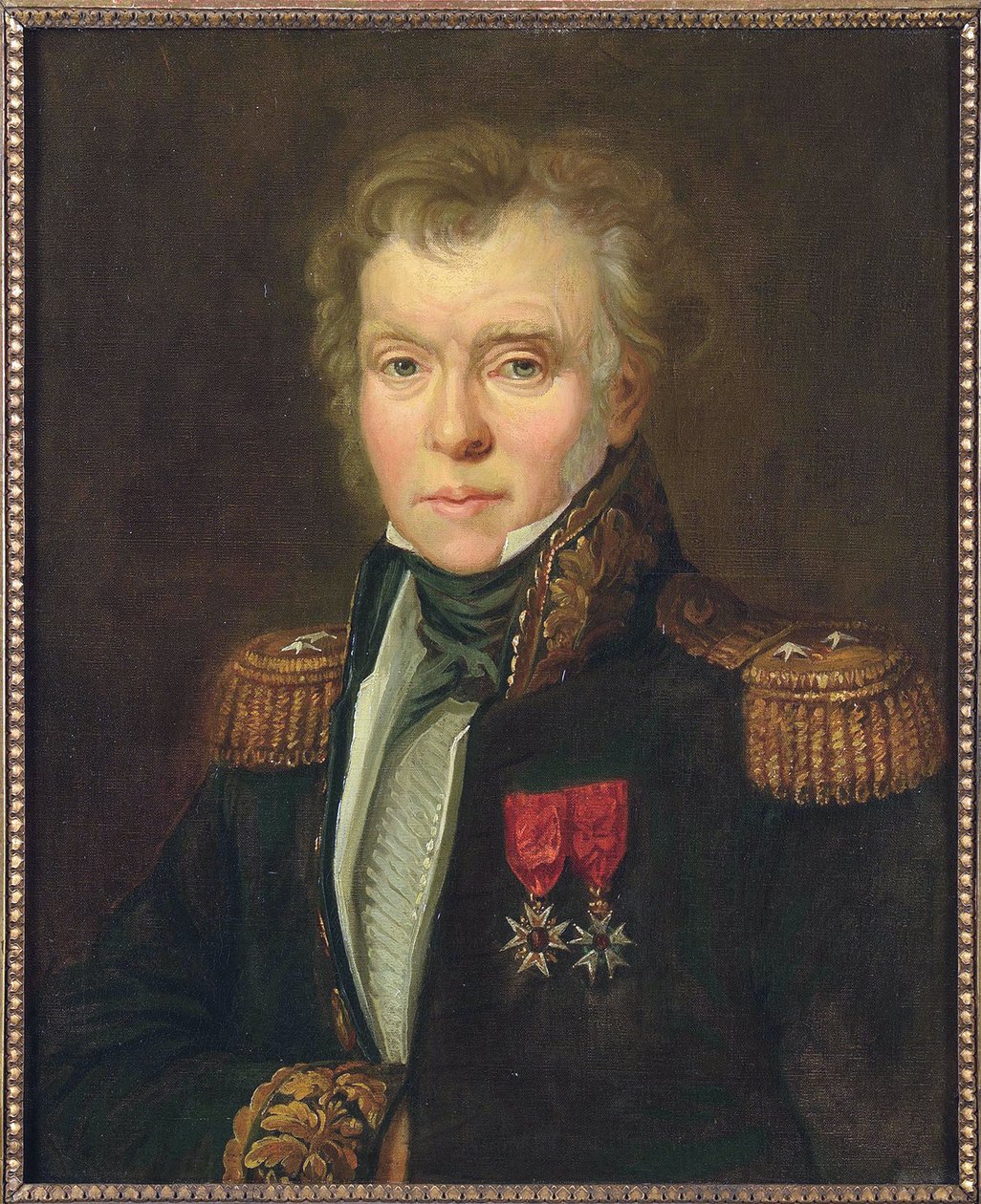 General Baron Ythier Sylvain Pryve (1762-1831), Anonym . Olja på duk, ca 1820. Mått: 61x50 cm. Privat samling av Anonymous Anonymous