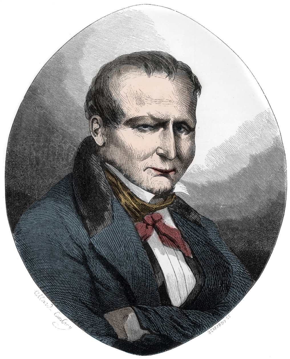Giuseppe Marco Fieschi, chefskonspiratören i ett försök att ta livet av kung Louis-Philippe av Frankrike i juli 1835 - Giuseppe Fieschi (1790-1836), fransk konspiratör som utförde attacken mot den infernaliska maskinen den 28 juni 1835 mot Louis-Philip av Anonymous Anonymous