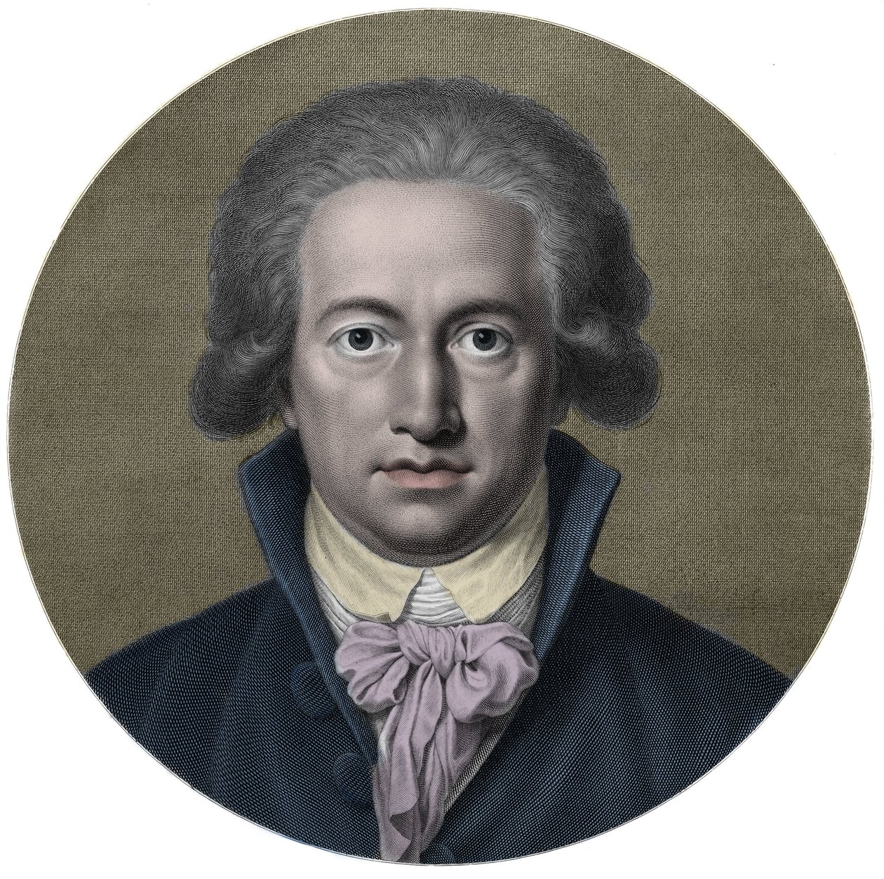 Johann Wolfgang von Goethe (1749-1832). tysk författare. Gravyr 19th C. - Porträtt av Johan Wolfgang Goethe (1749 - 1832), tysk författare av Anonymous Anonymous