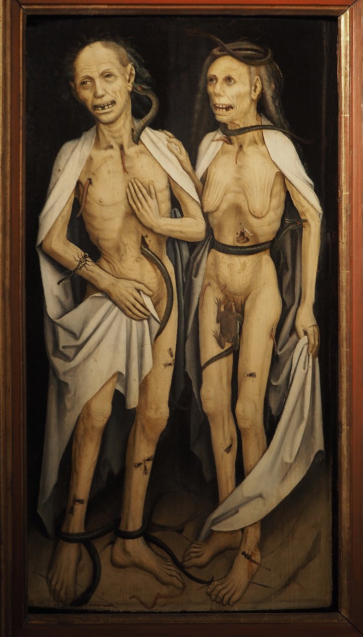 Avlidna älskare. Anonym, ca 1470 (Olja på trä) av Anonymous Anonymous