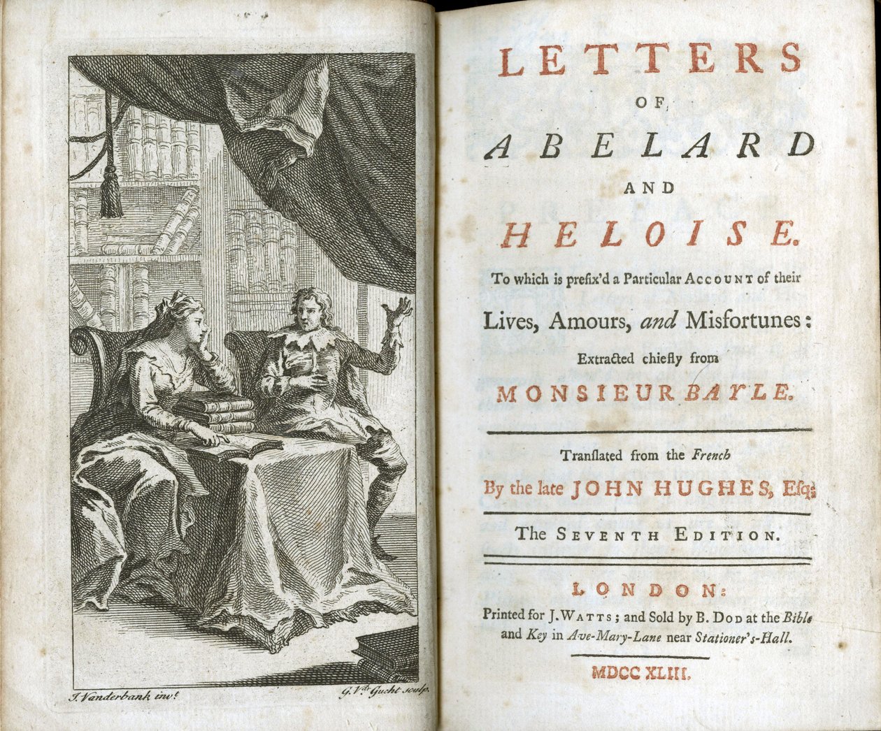 Letters of Abelard and Heloise (Lettres de Pierre (Petrus) Abelard (Abailard, Abeilard, Abaelardus) (1079-1142) och Heloise (Eloysa, Heloisa eller Heloissa) d