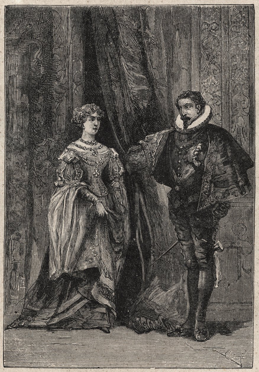 Lucrezia Borgia och hennes första make Giovanni Sforza d