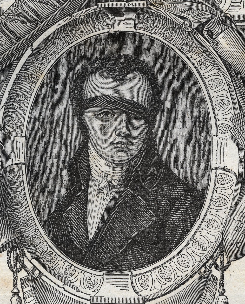 Nicolas Jacques Conte (1755-1805), fransk målare, kemist och uppfinnare - av Anonymous Anonymous