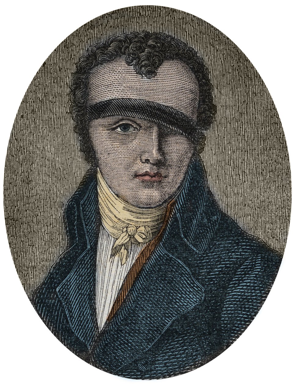 Nicolas Jacques Conte (1755-1805), fransk målare, kemist och uppfinnare - av Anonymous Anonymous