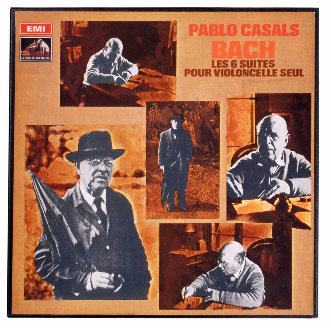 Pablo Casals spelar in 6 cellosviten av Jean Sebastien Bach (Johann Sebastian Bach av Anonymous Anonymous