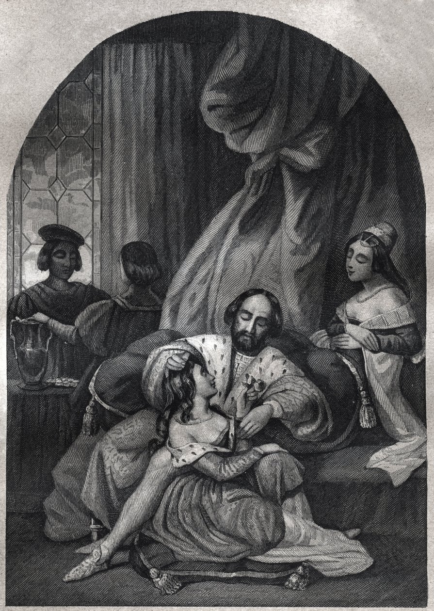 Paul III (påve från 1534 till 1549) och hans familj - Paul III (påve från 1534 till 1549) et sa famille - Gravyr de 1842 i "Histoire des popes: brott, mord, förgiftningar, parricides, äktenskapsbrott, incest... av Maurice Lachatre. Privat samling. av Anonymous Anonymous