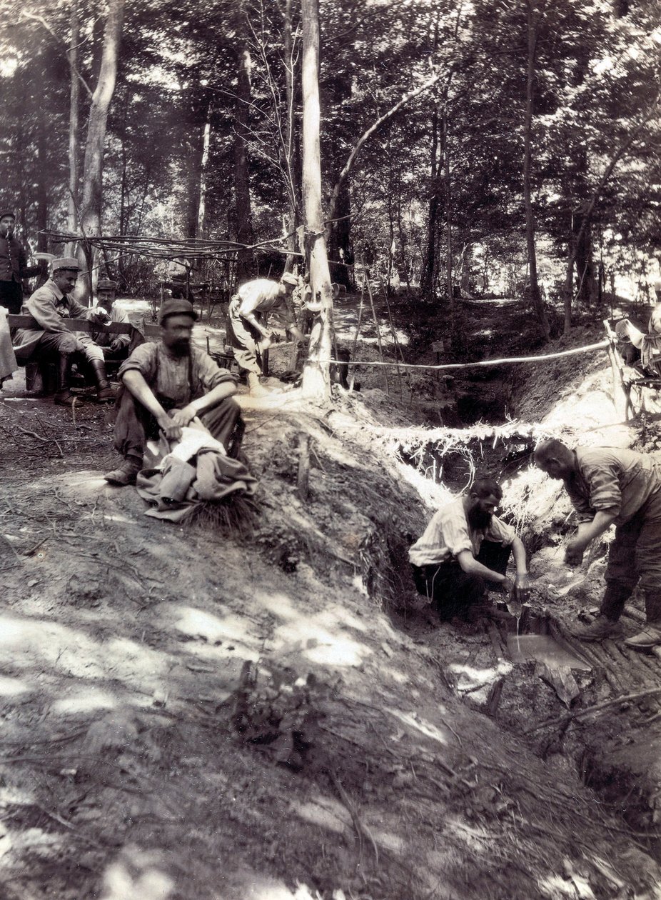 Fotografi från ett personligt album av en infanterielöjtnant under första världskrigets första månader (1:a, Iere av Anonymous Anonymous