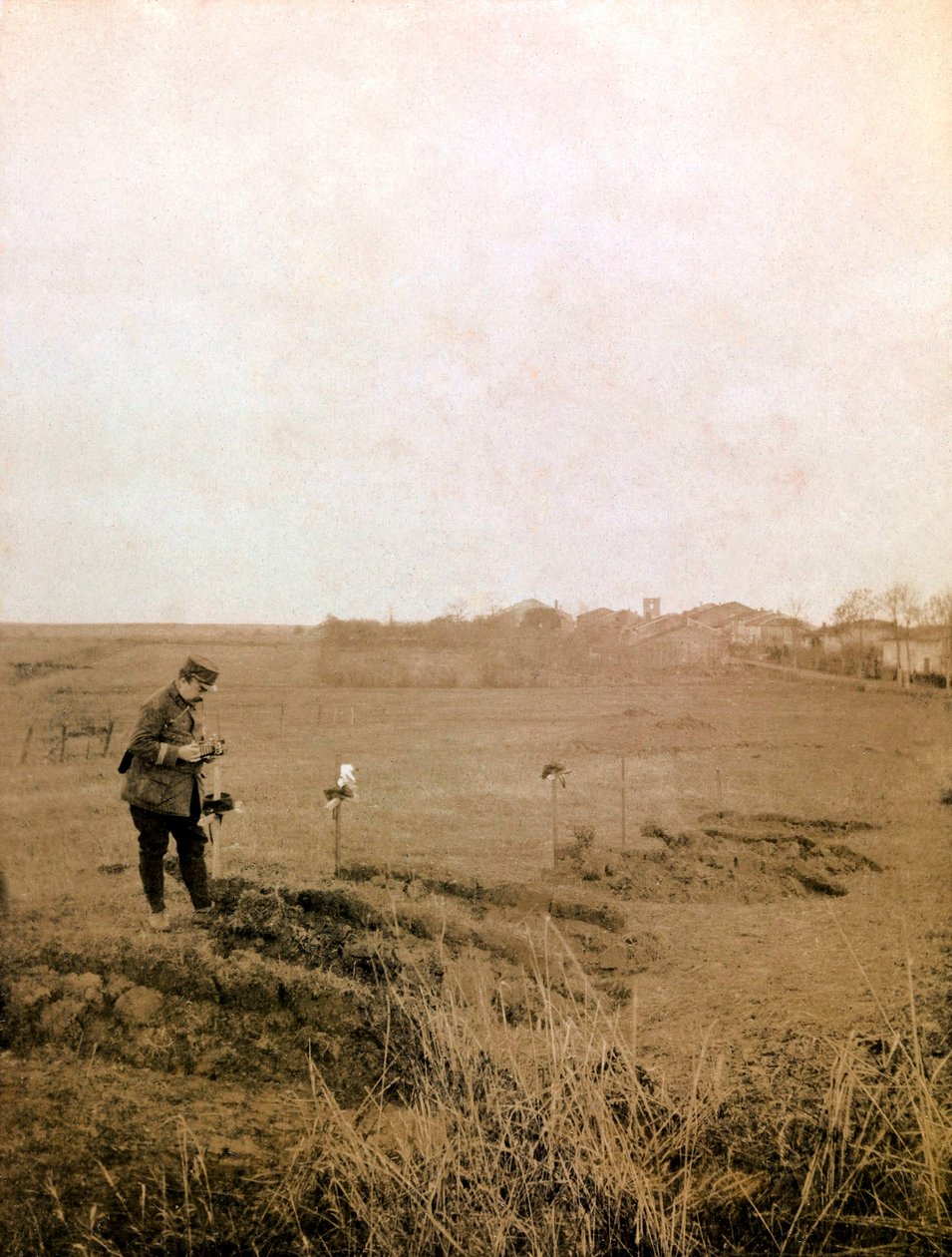 Fotografi från ett personligt album av en infanterielöjtnant under första världskrigets första månader (1:a, Iere av Anonymous Anonymous