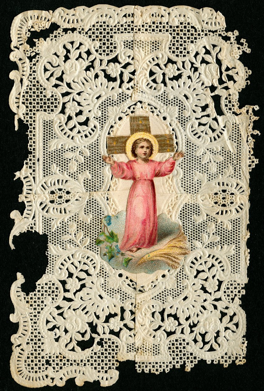 Fromma bild: Jesusbarn (kromolitografi) av Anonymous Anonymous