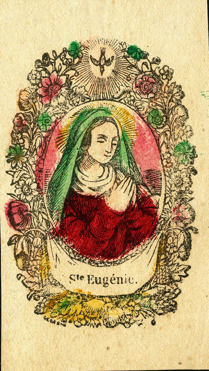 Fromma bild: Saint Eugenia of Rome (epinaltryck) av Anonymous Anonymous