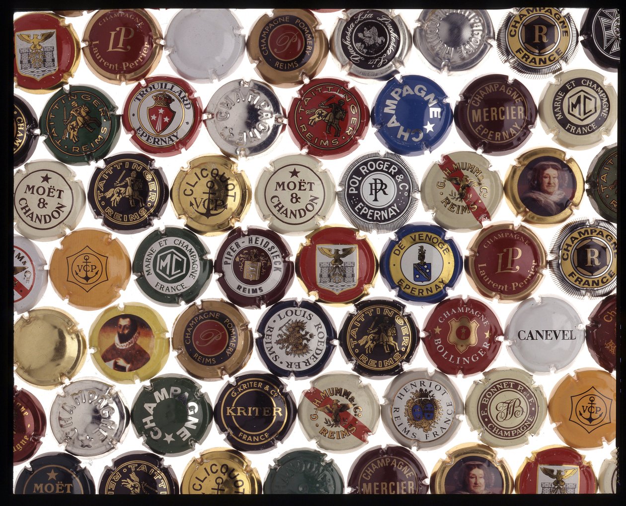 Placomusophilia - Champagnekapsel - Museletttallrik av Anonymous Anonymous