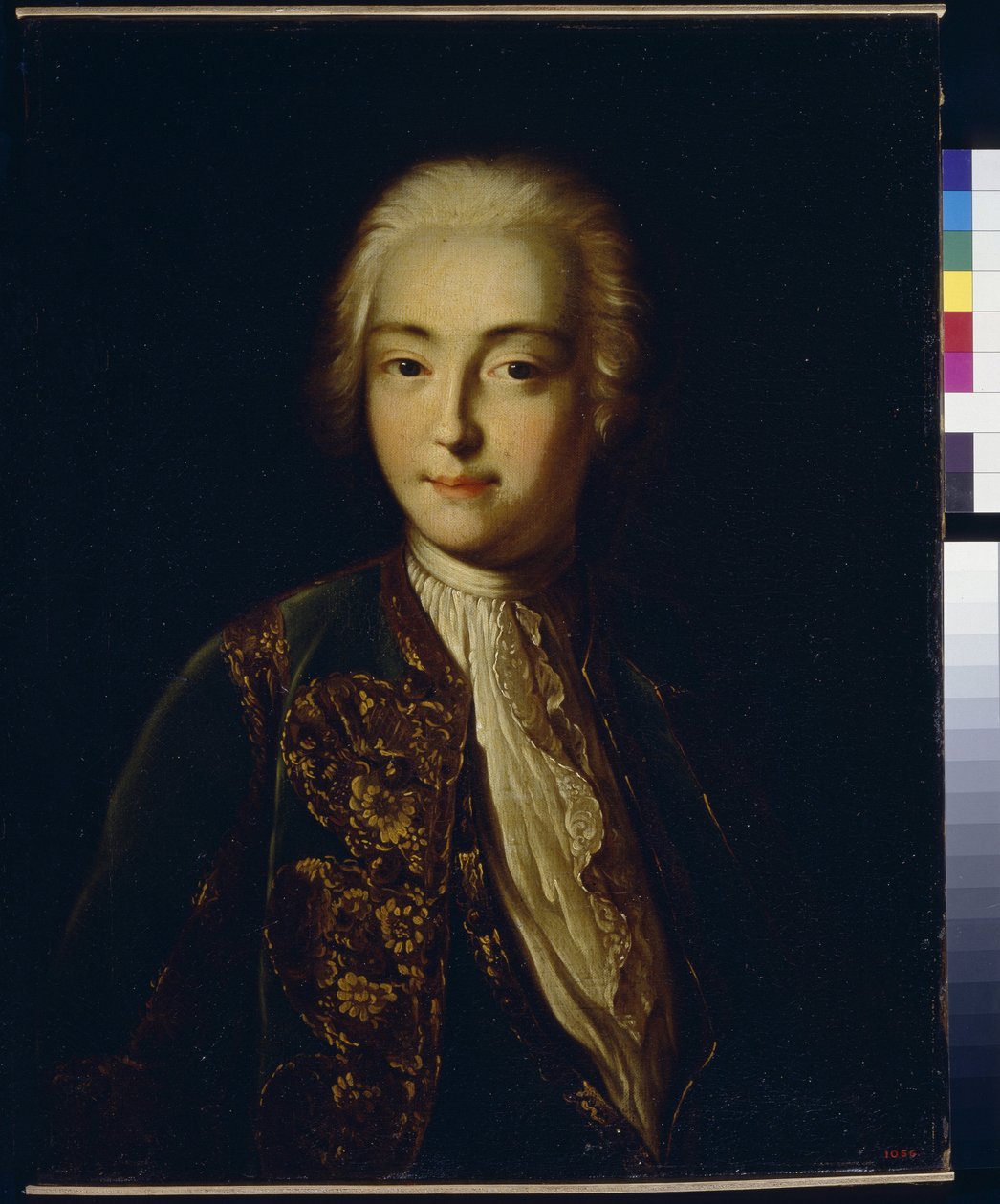 Porträtt av storhertiginnan Elisabeth Petrovna (1709-1761) (Porträtt av storhertiginnan Elisabeth Petrovna). Senare kejsarinna Elisabeth I av Ryssland känd som La Clemente från 1741 till 1762. Anonym målning, olja på duk, mitten av 1700-talet. art ro av Anonymous Anonymous