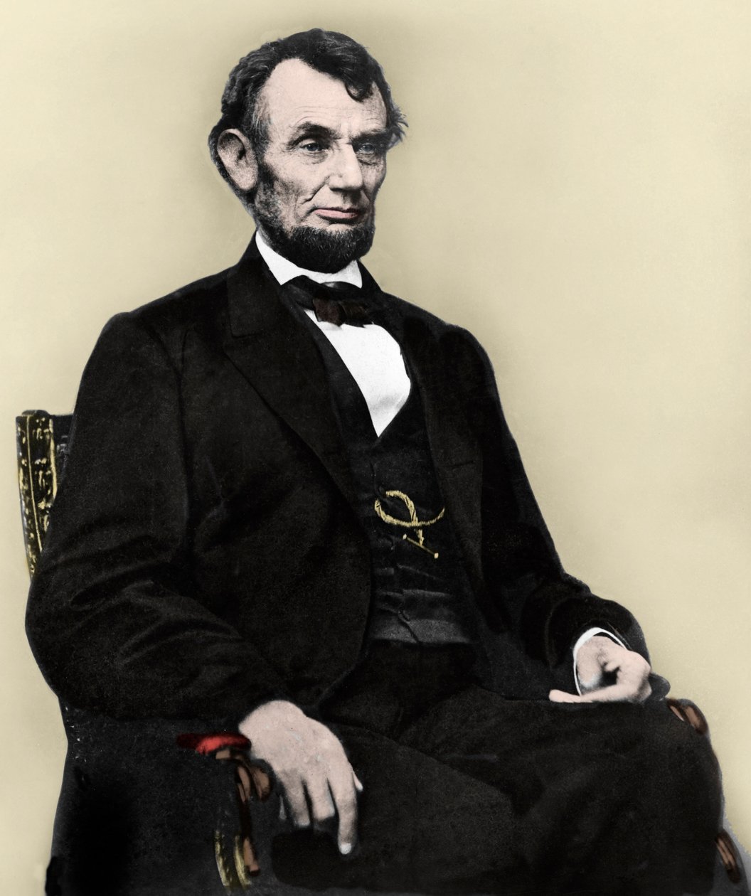 Porträtt av Abraham Lincoln - Porträtt av Abraham Lincoln (1809-1865) USA:s 16:e president. av Anonymous Anonymous