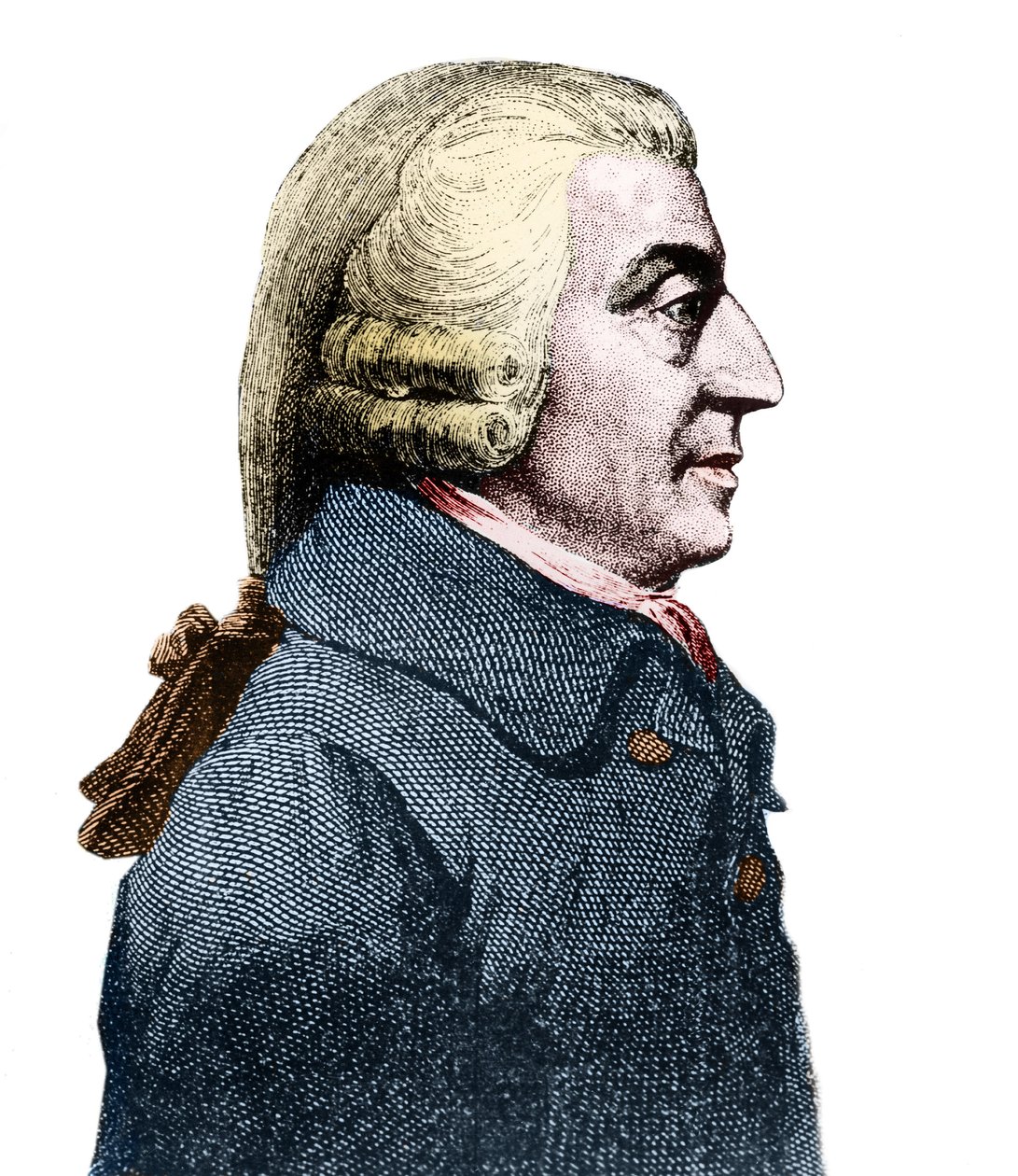 Porträtt av Adam Smith (1723 - 1790), skotsk filosof och ekonom. av Anonymous Anonymous