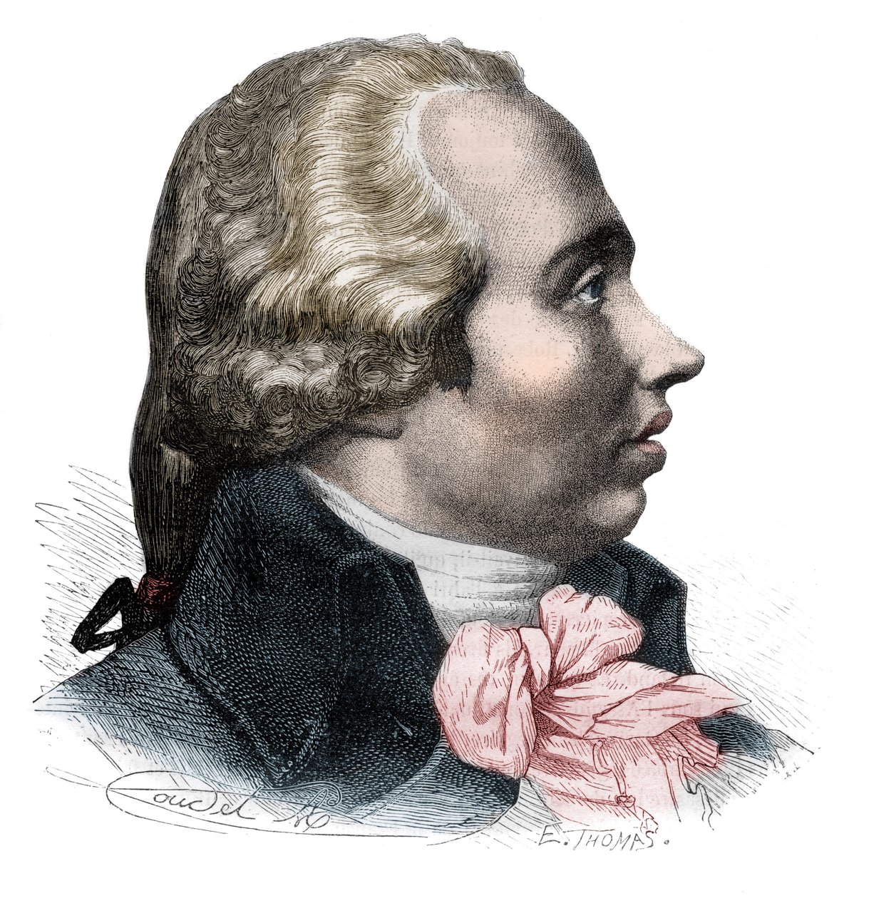 Porträtt av Adrien-Marie Legendre (1752-1833) Fransk matematiker (litho) - porträtt av Adrien Marie Legendre, fransk matematiker (1752-1833) - Gravyr i "Histoire des Girondins"" av Alphonse de Lamartine (1790-1869-) 18659 1866 - Privat samling av Anonymous Anonymous