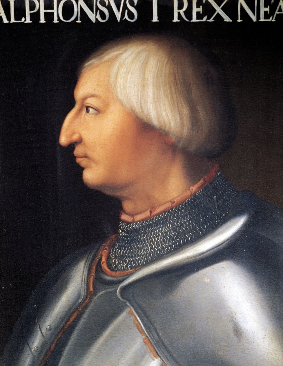 Porträtt av Alfonso V av Aragon, kung av Neapel (målning) av Anonymous Anonymous