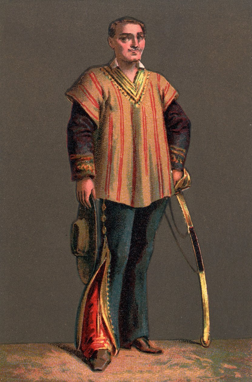 Porträtt av BENITO PABLO JUAREZ (1806-1872) mexikansk statsman och revolutionär. Kromolitografi Privat samling av Anonymous Anonymous