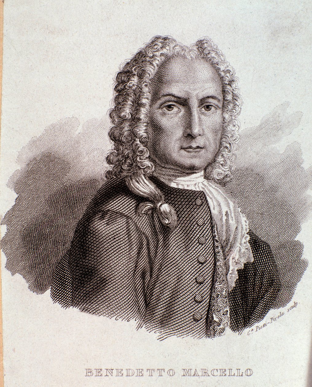Porträtt av Benedetto Marcello (gravyr) av Anonymous Anonymous