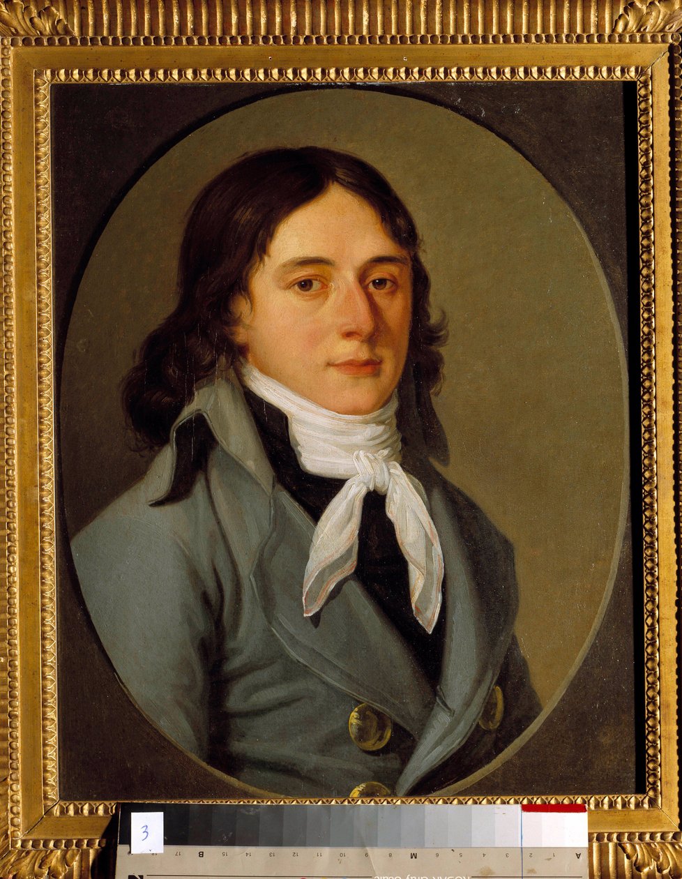 Porträtt av Camille Desmoulins (1760-1794), publicist och politiker Anonym målning av Anonymous Anonymous