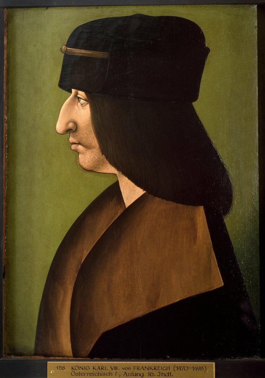 Porträtt av Karl VIII av Frankrike (målning) av Anonymous Anonymous
