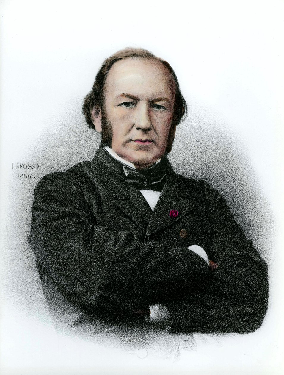 Porträtt av Claude Bernard (1813 - 1878), fransk fysiolog. av Anonymous Anonymous