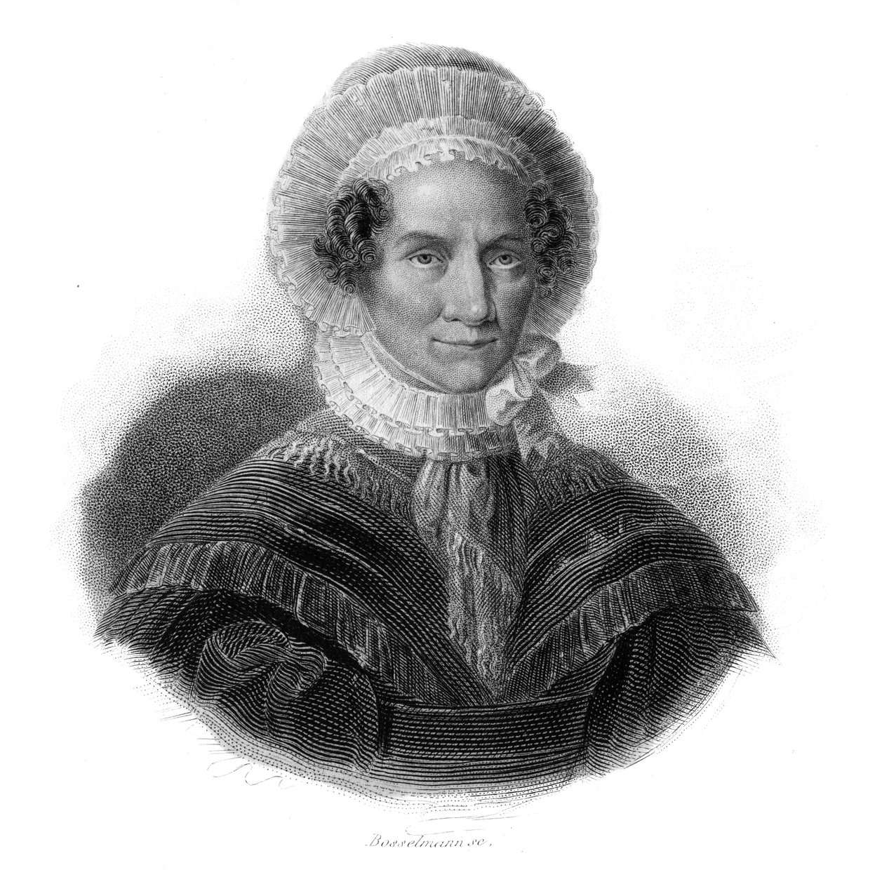 Porträtt av grevinnan Giuseppa Bellini Tornielli (född 1776) i "" Porträtt och historia av användbara män: män och kvinnor i alla länder och alla förhållanden, som förvärvat rättigheter till mäns erkännande"" publicerad och propagerad av Societe Monty av Anonymous Anonymous