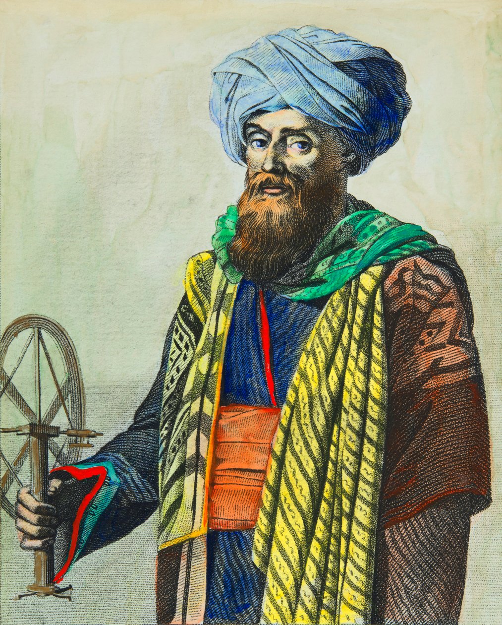 Porträtt av Domingo Badia y Leblich (även kallad Ali Bey) (1767-1818) spansk officer, privatsamling av Anonymous Anonymous