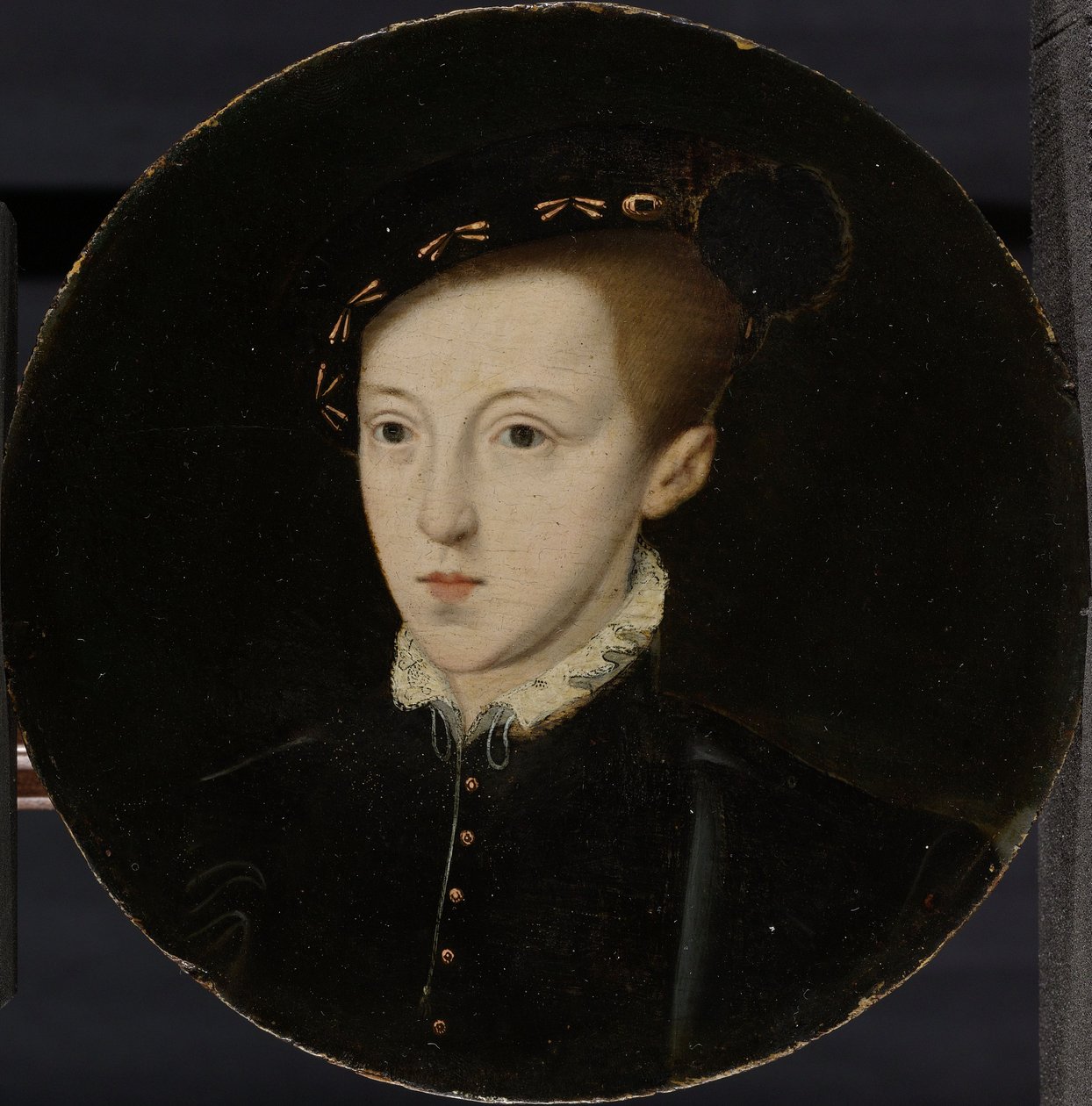 Porträtt av Edward VI (1537-1553), ca 1550 (olja på panel) av Anonymous Anonymous